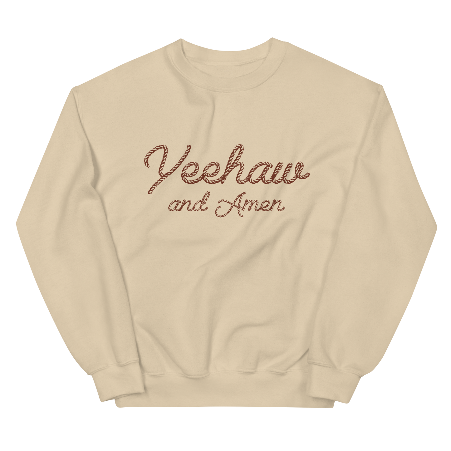 YEEHAW & AMEN CREWNECK