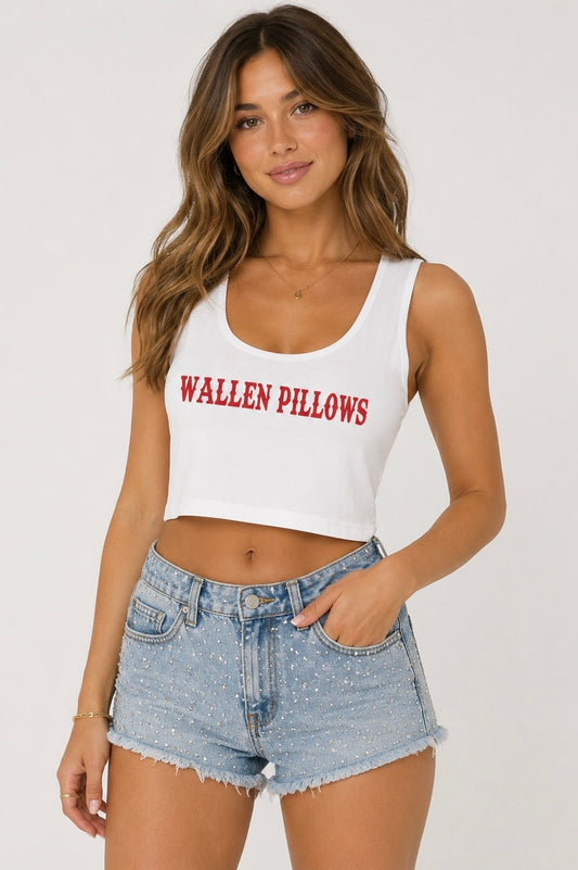 WALLEN PILLOWS CROP TANK