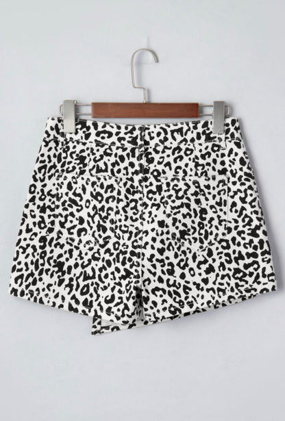 WILD SIDE OVERLAP DENIM SHORTS