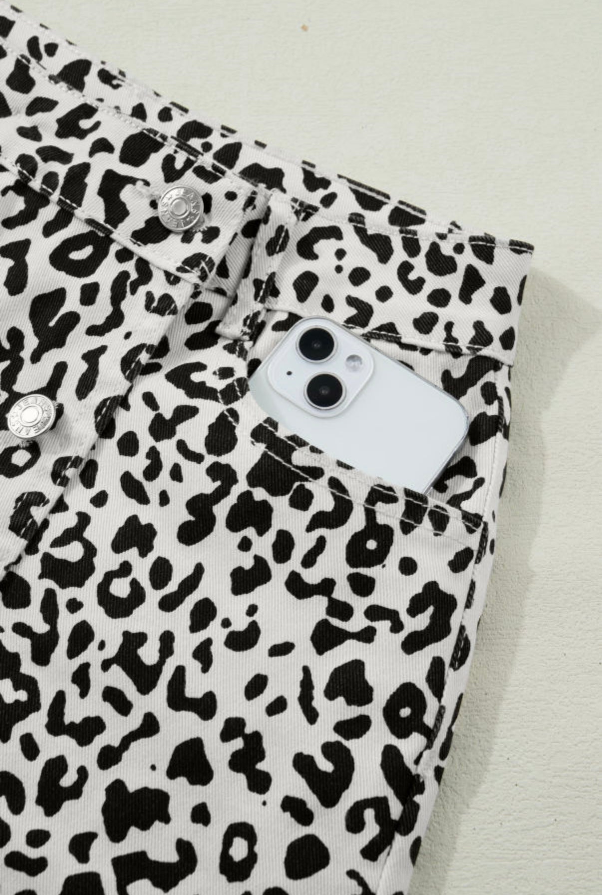 WILD SIDE OVERLAP DENIM SHORTS