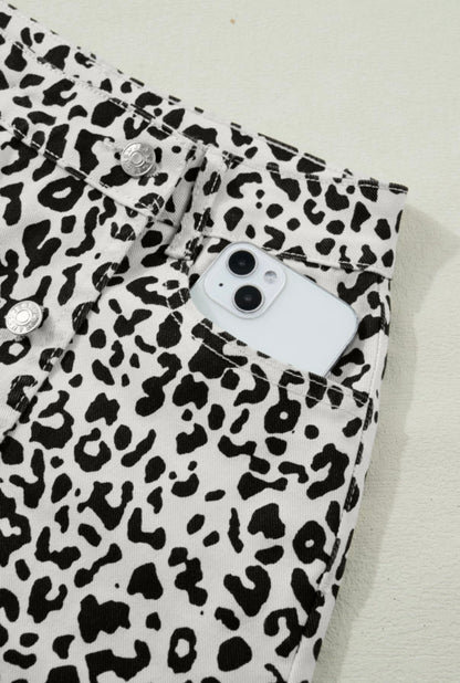 WILD SIDE OVERLAP DENIM SHORTS
