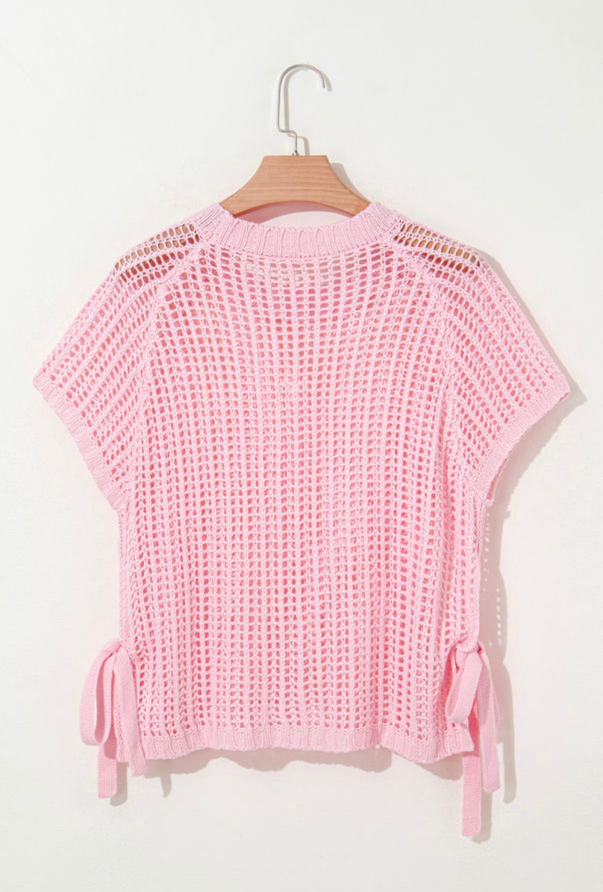 COASTAL CHARM SIDE TIE SWEATER
