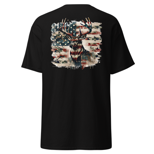 PATRIOTIC BUCK TEE